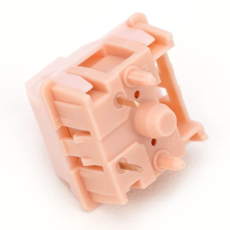 MELETRIX WS Mechanical Keyboard Switches 5 Pins PCB Mount Lubed Linear Switches Pink (35pcs) - Image 4